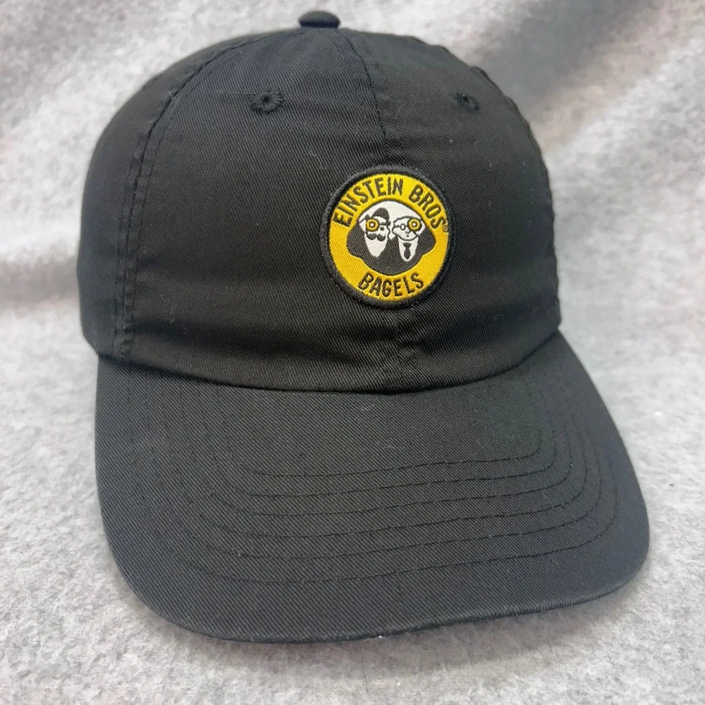 Einstein Bros Bagels Logo Unisex Black Unbranded Baseball Cap Adjustable OSFM
